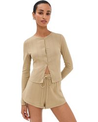 Le Bos - Audrey Pointelle Cardigan - Lyst