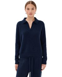 The Elder Statesman - Henley Cashmere Top - Lyst
