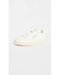 Reebok Club C 85 Classic Lace Up Sneakers - White