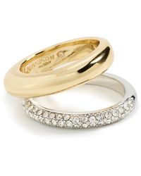 DEMARSON - Vida Pave Ring - Lyst