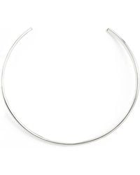 Annika Inez - Quartz Slim Tube Collar Necklace - Lyst