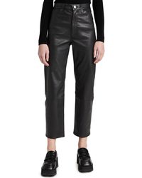 SPRWMN - Straight Leg Leather Pants - Lyst
