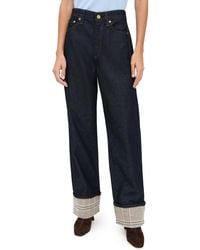 Rag & Bone - Shea High Rise Ankle With Cuff Jeans - Lyst