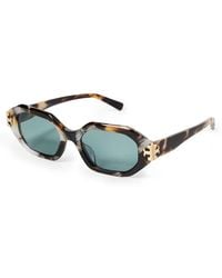 Tory Burch - Eleanor Geometric Sunglasses - Lyst