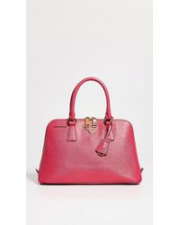 What Goes Around Comes Around Prada Red Saffiano Promenade Medium Handbag