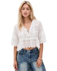 LoveShackFancy - Lucce Top - Lyst