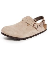 Birkenstock - Tokio Ii Suede Clogs - Lyst