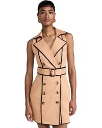 L'Agence - Hale Trench Mini Dress - Lyst