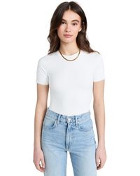 GOOD AMERICAN - Sculpting Tee Bodysuit - Lyst