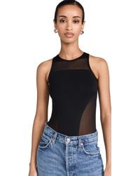 Wolford - Woford Sheer Opaque Bodysuit Back - Lyst