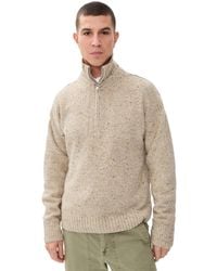 Alex Mill - Zip Funnel Neck Sweater - Lyst