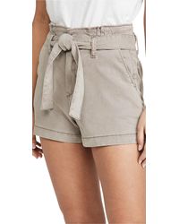 PAIGE - Anessa Shorts With Pleated Waistband - Lyst