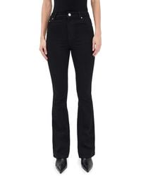ALIGNE - Mid Rise Slim Flare Jeans - Lyst