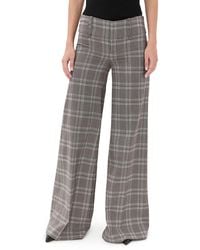 Alice + Olivia - Olivia Low Rise Wide Leg Flare Pants - Lyst