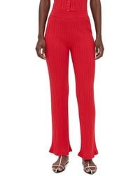 Le Bos - Ribbed Flare Pants - Lyst