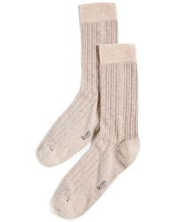 Stems - Lola Cashmere Comfort Crew Socks - Lyst