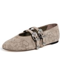 Stuart Weitzman - Maven Mary Jane Flats - Lyst