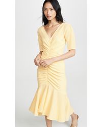 STAUD Panier Dress - Yellow