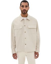 FRAME - Double Pocket Overshirt - Lyst