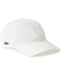 Lacoste - Cotton Twill Side Logo Cap - Lyst