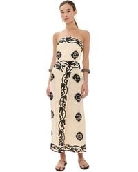 Johanna Ortiz - Linen Ancient Ankle Dress - Lyst