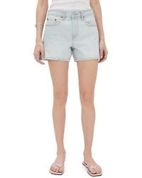RE/DONE - Studded Boy Shorts - Lyst