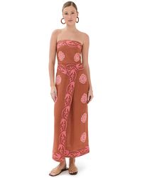 Johanna Ortiz - Linen Ancient Ankle Dress - Lyst