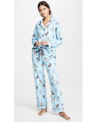 Pj Salvage Fit Flannel Pj Set - Blue