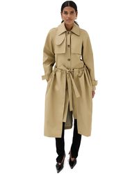 JW Anderson - Gathered Waist Trench Coat - Lyst