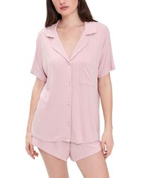 Eberjey - Gisele Rib Relaxed Shorts Pajama Set - Lyst