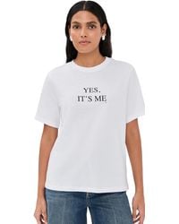Victoria Beckham - Yes, Its Me Slogan Tee - Lyst