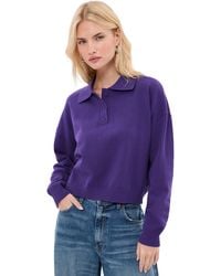 Le Bos - Zadie Cropped Polo - Lyst