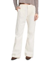 RE/DONE - Mid Rise Flared Trousers - Lyst