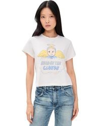 RE/DONE - 50S Boxy Clouds Tee - Lyst