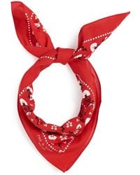 Rag & Bone - Floral Western Bandana Scarf - Lyst