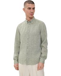 BOSS - C-Liam Linen Button Down - Lyst