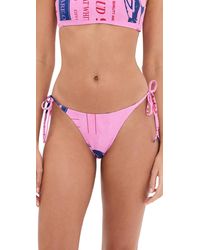 STAUD - Sisley Side Tie Bikini Bottoms - Lyst
