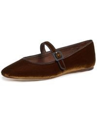 Loeffler Randall - Ginger Velvet Mary Jane Flats - Lyst