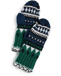 Sea - Linea Fair Isle Mittens - Lyst