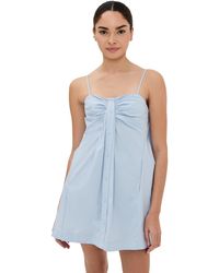Jonathan Simkhai - Kendall Twisted Button Front Dress - Lyst