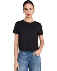 Madewell - Slub Boxy-Crop Tee - Lyst