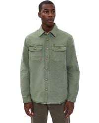 Faherty - Sunwashed Cpo Shirt Jacket - Lyst