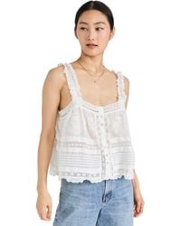 LoveShackFancy - Sully Top - Lyst