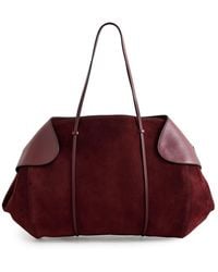 Neous - Berenices Suede Leather Shoulder Bag - Lyst