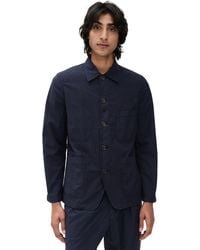 Universal Works - Seersucker Bakers Jacket - Lyst