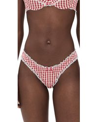 For Love & Lemons - Scotch Bonnet Gingham Panties - Lyst