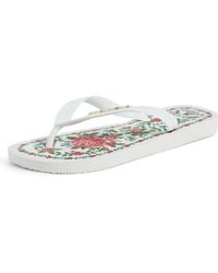Havaianas - X Farm Rio Flower Tapestry Flip Flops - Lyst