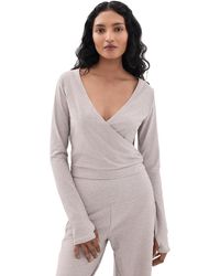 Rhone - Atmosphere Wrap Top - Lyst