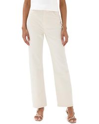 Reformation - Abby High Rise Straight Jeans - Lyst