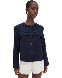 Sea - Marie Embroidery Jacket - Lyst